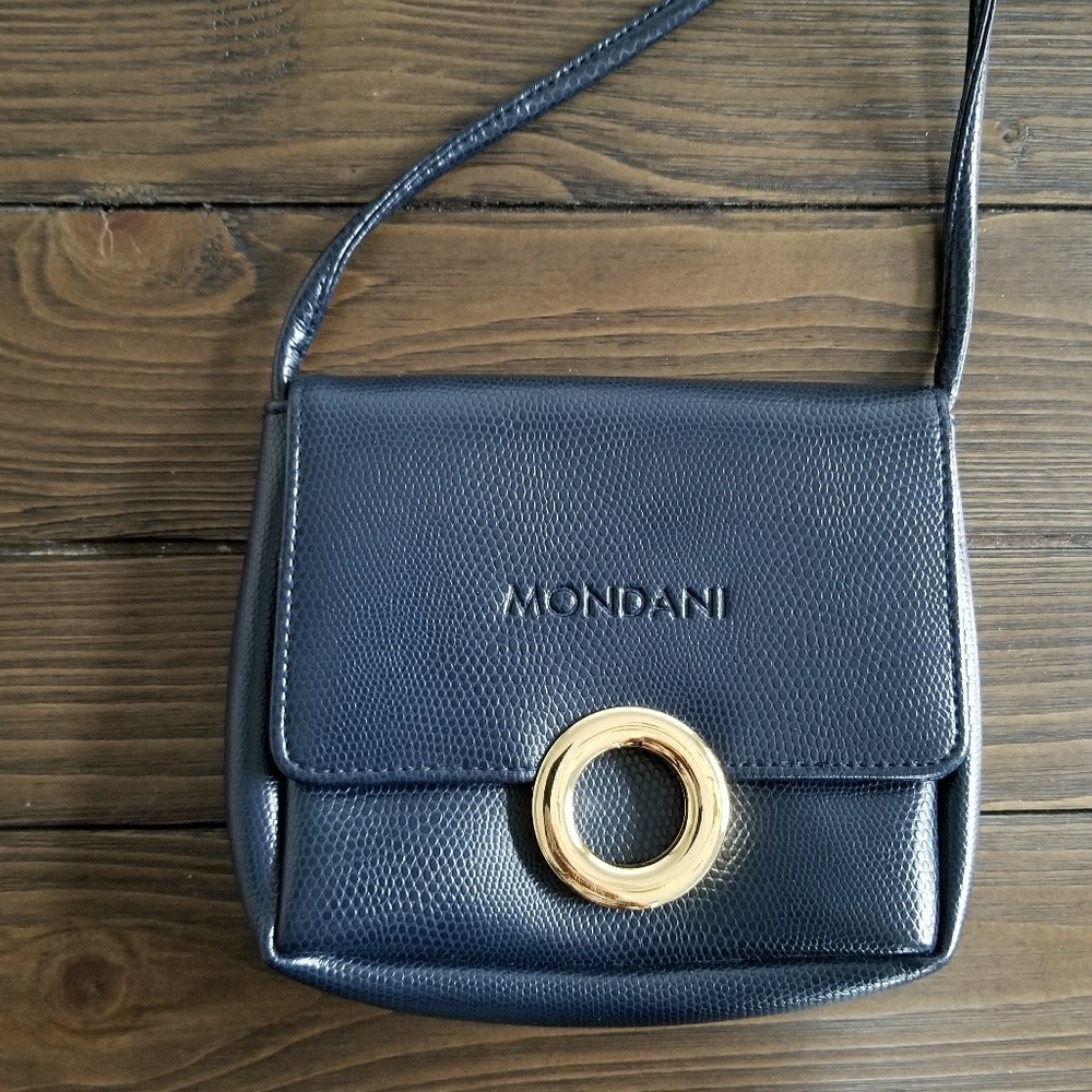 Mondani New York Navy Bag Gold